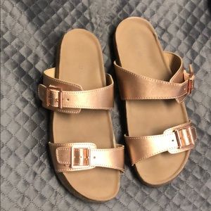 Torrid Rose Gold sandals